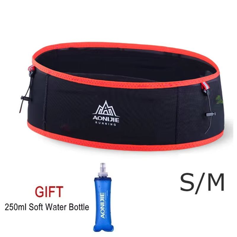 AONIJIE Running Waist Bag Men Women Invisible Trail Running Belt Hydration Waist Pack Phone Holder Gym Fitness Marathon W938S