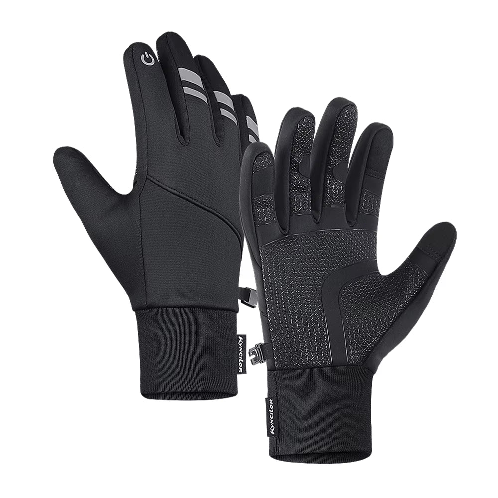 Outdoor Winter Cycling Gloves Touch Screen Motorcycle Gloves Windproof Sports Riding Ski Gloves Waterproof 3M Running Gloves