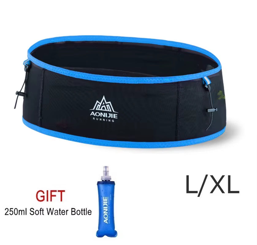 AONIJIE Running Waist Bag Men Women Invisible Trail Running Belt Hydration Waist Pack Phone Holder Gym Fitness Marathon W938S