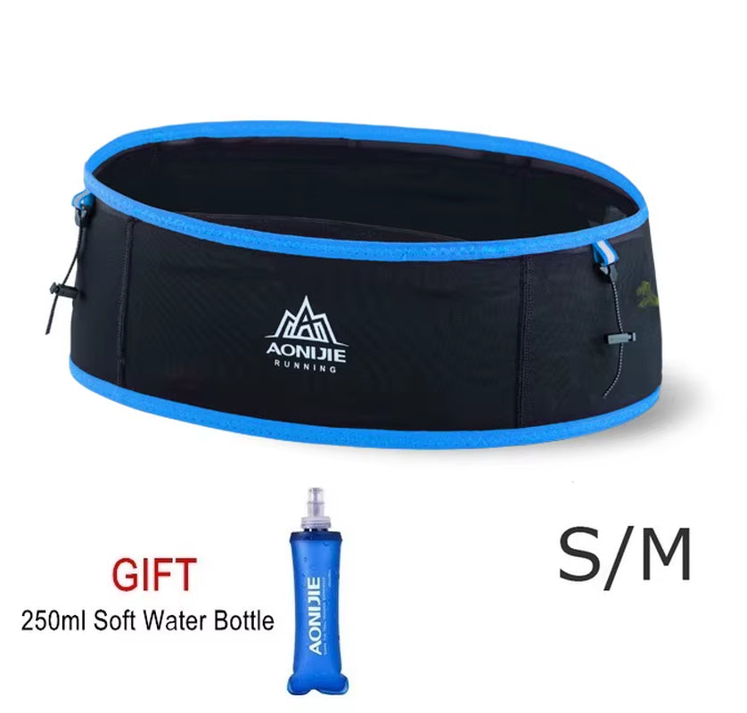AONIJIE Running Waist Bag Men Women Invisible Trail Running Belt Hydration Waist Pack Phone Holder Gym Fitness Marathon W938S