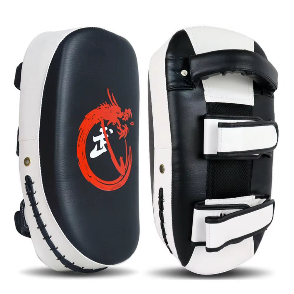 Boxing Target Faux Leather Kickboxing Thai Boxing Pad Training Cushion Thickened MMA Kicking Sanda Training Pad for Boxing Gym