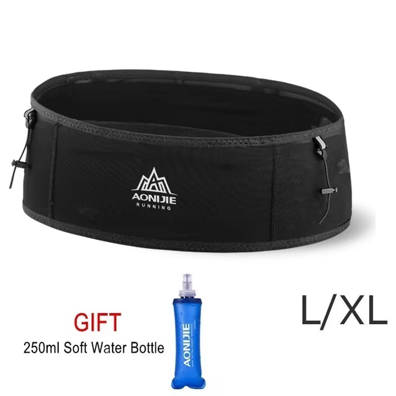 AONIJIE Running Waist Bag Men Women Invisible Trail Running Belt Hydration Waist Pack Phone Holder Gym Fitness Marathon W938S