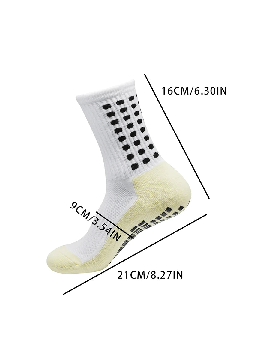 5Pcs/Set Soccer Accessories Set: Waterproof Drawstring Bag, Soccer Leg Warmers, Shin Guards with Board, Mid-Calf Grip Socks Football Socks, Leg Compression Wrap for Sports Training, for Gym, Fall