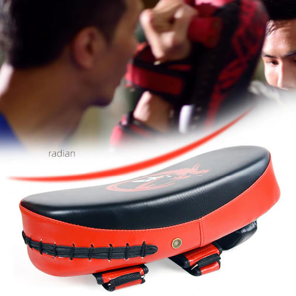 Boxing Target Faux Leather Kickboxing Thai Boxing Pad Training Cushion Thickened MMA Kicking Sanda Training Pad for Boxing Gym