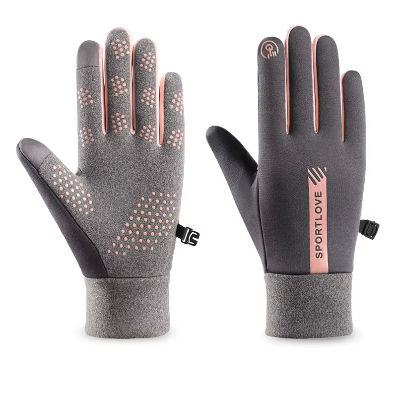 Winter Gloves Women Cycling Bike Thermal Fleece Cold Resistance Wind Waterproof Bicycle Warm Outdoor Running Skiing Mittens