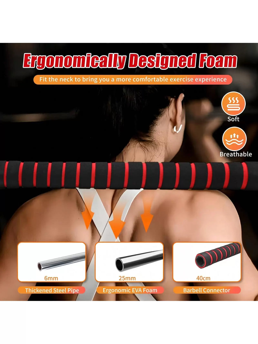 Adjustable Weights Dumbbells Set, 44LBS Barbell Weight Set for Home Gym,Dumbbells Set Hand Weights at Home,Push-Up,Free Weight Set Fitness Exercise Workout Equipment for Man Women