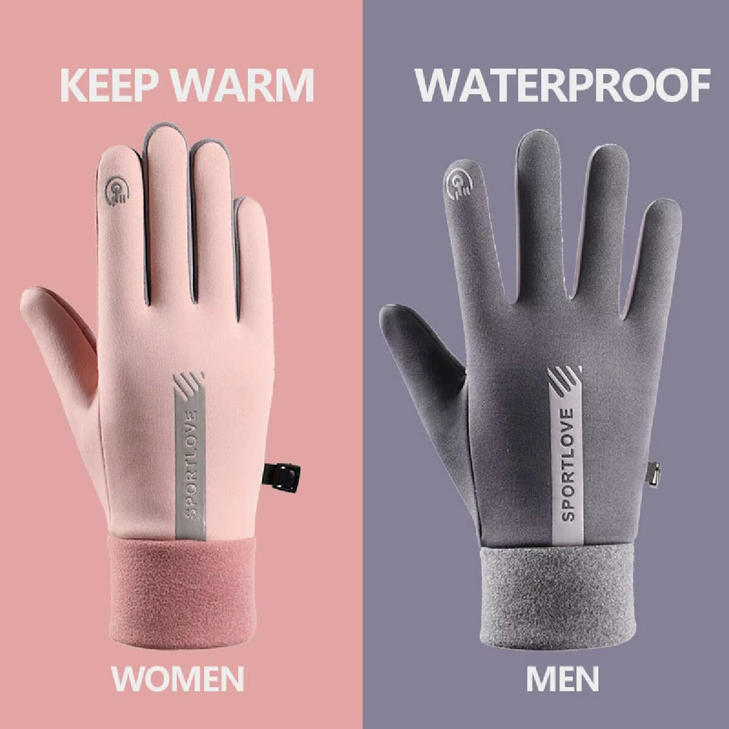 Winter Gloves Women Cycling Bike Thermal Fleece Cold Resistance Wind Waterproof Bicycle Warm Outdoor Running Skiing Mittens