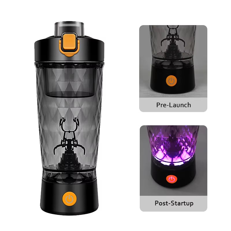 24165 Drop Shipping Electric Whey Protein Shake Stirrer USB Automatic Protein Shaker Bottle Gym Sport Water Bottle